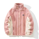 Retro Jacke Herren – Rosa