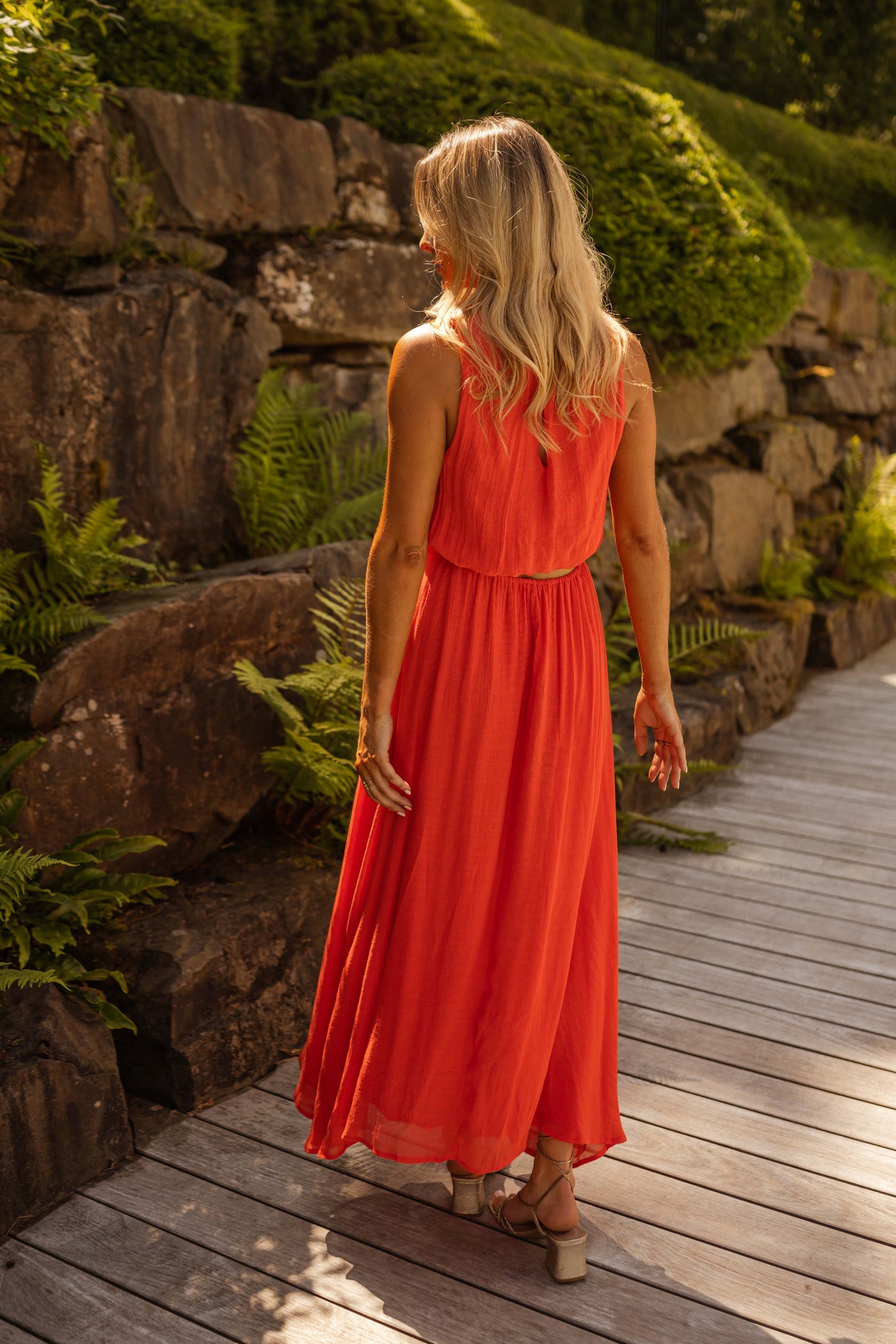 LISA™ | Das Sommerkleid in kräftigem Orange