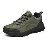 Robuste Herren Wanderschuhe Für Outdoor Und Trekking – Grün