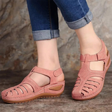 Karin | Damen Frühlings Cutout Walking Sandalen – Rosa