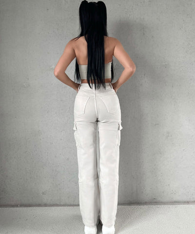 Birgitta® | Cargohose Eva Creme