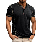 Bardwell - Softtouch-Henley-T-Shirt – Schwarz