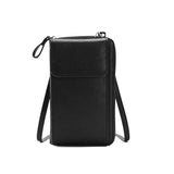Clara - Elegante Leder-Handtasche – SCHWARZ