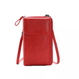 Clara - Elegante Leder-Handtasche – RED