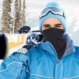 CozyGuard™ Thermo Halswärmer mit schützendem Bandana-Design – Schwarz
