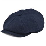 Peaky Blinders Mütze mit Kordelzug – Blau