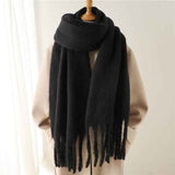Schal Damen Elegant – Schwarz