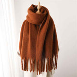 Schal Damen Elegant – Dunkelbraun