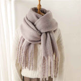 Schal Damen Elegant – Grau