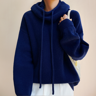 Zahari | Kapuzen-Strickpullover