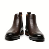 Sigvard | Herren Chelsea Boots Stiefeletten Schwarz – Braun