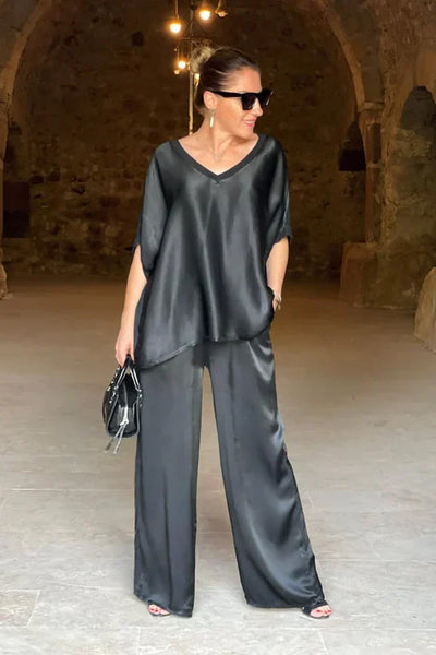 Britt - Luxuriöses Satin-Set für Frauen