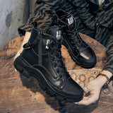 Sneaker-Boots Damen – Schwarz