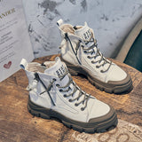 Sneaker-Boots Damen – Grau