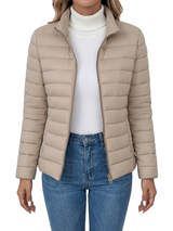 Ligeia - Leichte, wasserabweisende Jacke – Beige