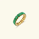 Solitärring Gold – Smaragd