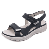 Orthopädische Sandalen für Damen | Verstellbarer Riemen – Schwarz