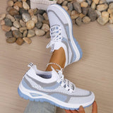 Sportliche Damen Sneaker Mit Komfortabler Sohle – Blau