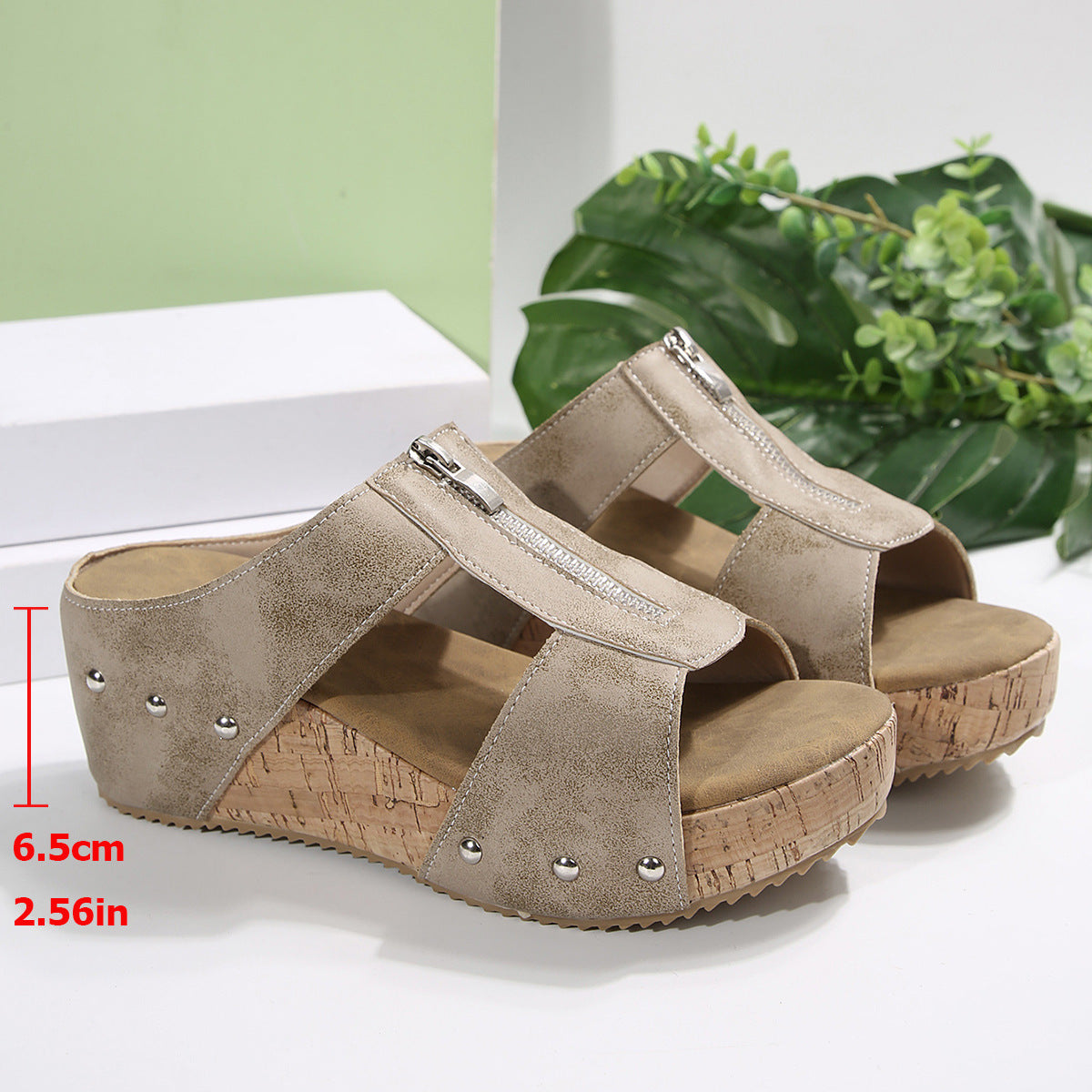 Astrid™ – Orthopedic Wedge Sandals with Open Toe