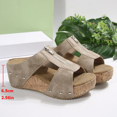 Astrid™ – Orthopedic Wedge Sandals with Open Toe