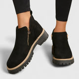 Lina | Damen Stiefel modern mit edlem Design – Schwarz