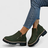 Lina | Damen Stiefel modern mit edlem Design – Grün