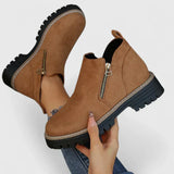 Lina | Damen Stiefel modern mit edlem Design – Braun