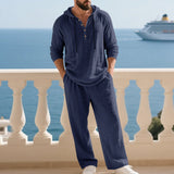 Carin | Modernes Herren Zweiteiler-Set elegant und lässig – Marineblau