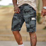 Flourence | Robuste Herren-Shorts im Military-Look – Grau