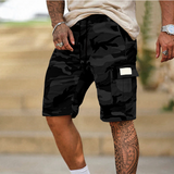 Flourence | Robuste Herren-Shorts im Military-Look – Schwarz