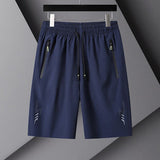 Zionn | Atmungsaktive Herren-Shorts im 3er-Pack – Blau