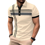 Ludrick | Elegantes Herren-Shirt mit Kragen und Knopfleiste – Khaki