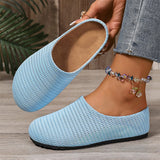 Jarvella | Ultraleichte Strickslipper mit luftigem Tragegefühl – Blau