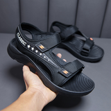 Calvoro | Herren-Sandalen für Wandern und Freizeit – Schwarz