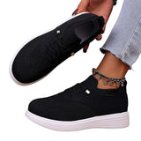 Gretchel | Atmungsaktive Damen-Sneaker mit weicher Sohle – Schwarz