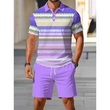 Nicco | Atmungsaktives Herren-Set mit Poloshirt und Shorts – Stil 6