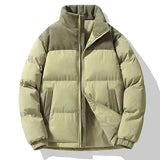 Steppjacke Herren Wattiert – Olivgrün