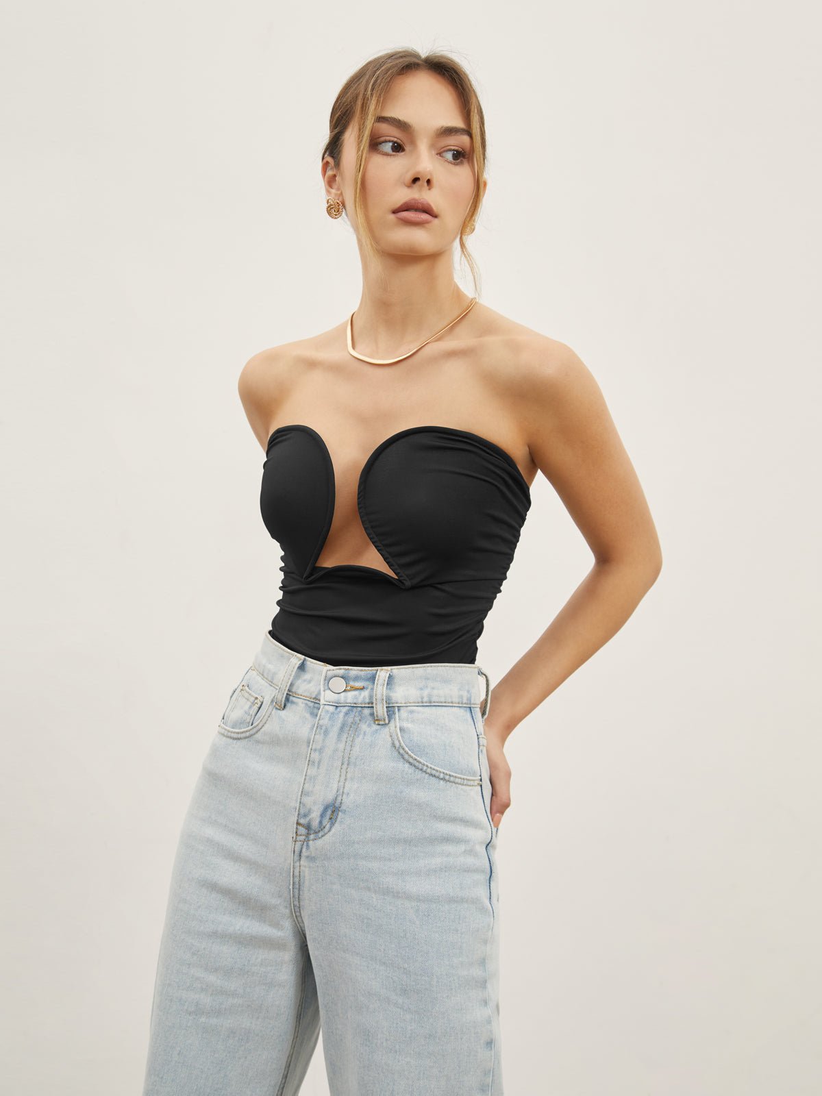 Ottilie | Trendy Strapless Bustier Top