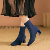Stretch-Stiefel – Marineblau