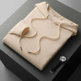 Strick Hoodie Herren – Beige