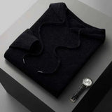 Strick Hoodie Herren – Schwarz