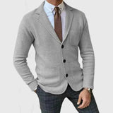 Strickblazer Für Herren – Hellgrau