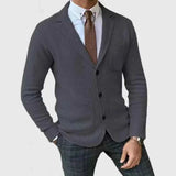 Strickblazer Für Herren – Dunkelgrau