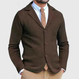 Strickblazer Für Herren – Dunkelbraun