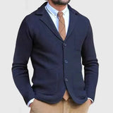 Strickblazer Für Herren – Dunkelblau