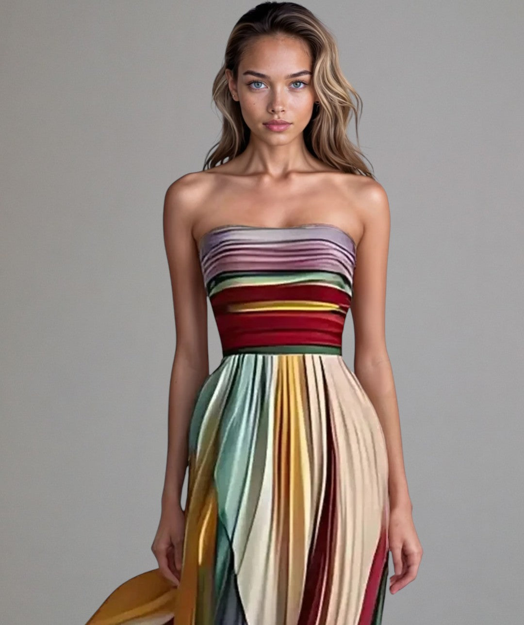 VALE | Luna – Sleeveless Dress with Vibrant Style