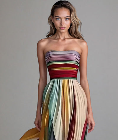 VALE | Luna – Sleeveless Dress with Vibrant Style