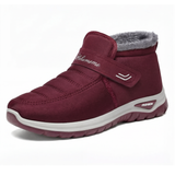 Svanhora | Damen Gefütterte Winterstiefel Knöchelhoch – Rot