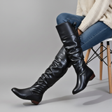 Svanhora | Damen Overknee Stiefel Kniehoch – Schwarz