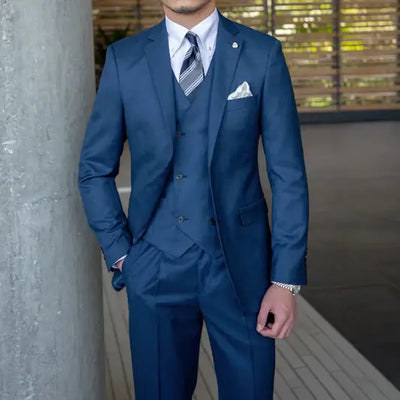 Herren 3-Teilige Tailored Hochzeit Gast Anzug Set | Elegante